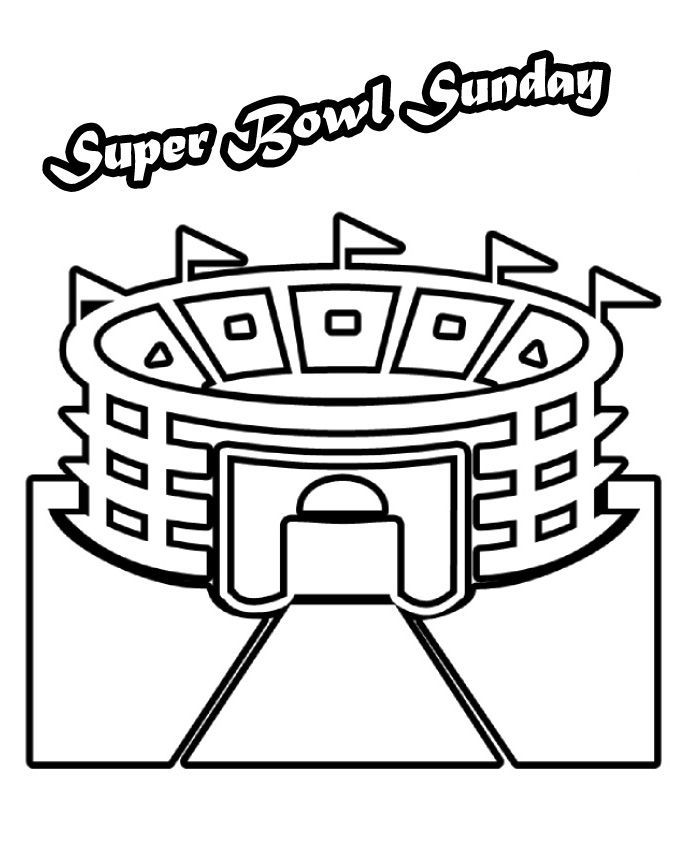 685x852 Mejores 47 De Super Bowl Trophy Coloring Pages En