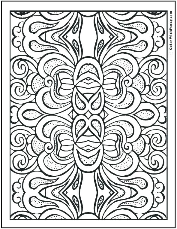 590x762 Pattern Design Coloring Pages