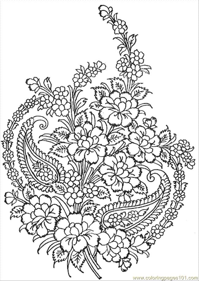 Free Printable Flower Bouquet Coloring Pages 49 Within Design 650x920 Free Printable Flower Bouquet Coloring Pages 49 Within Design