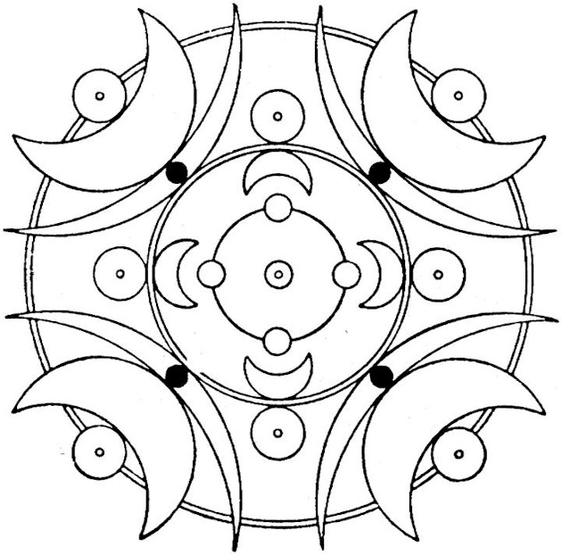Geometric Coloring Pages 630x622 Geometric Coloring Pages