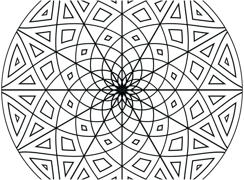 827x609 Geometric Patterns Coloring Pages Shippa.co