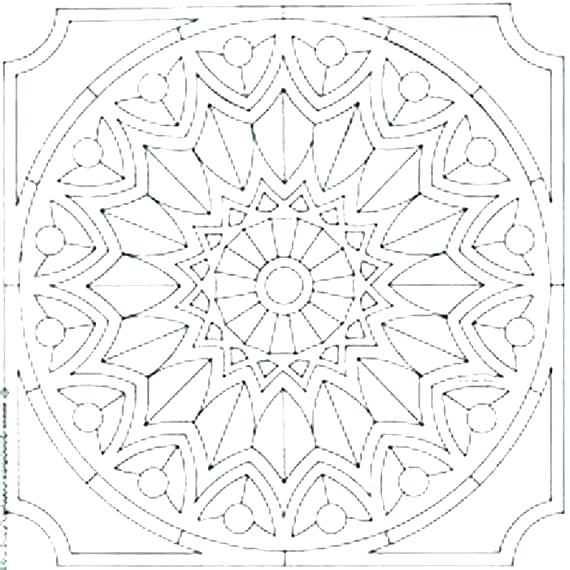 570x570 Coloring Sheets Patterns