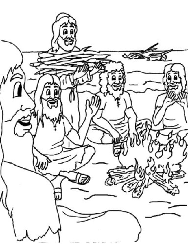 Paul And Silas Coloring Page