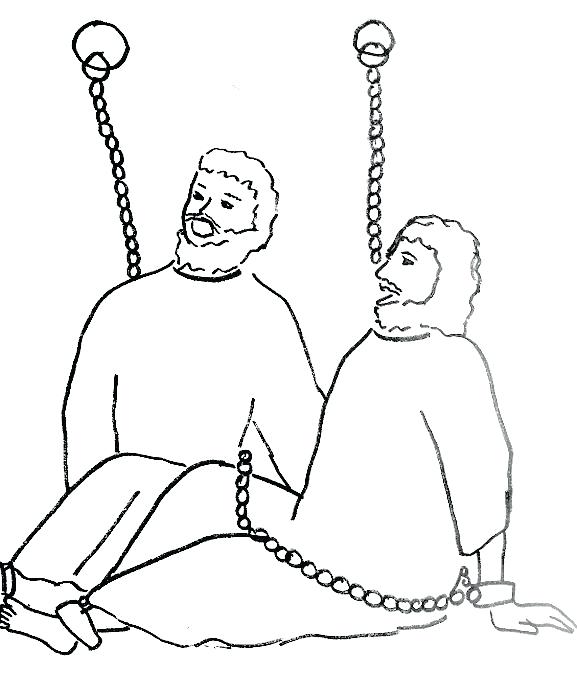 577x674 Paul And Silas Coloring Pages Print Page For In Prison