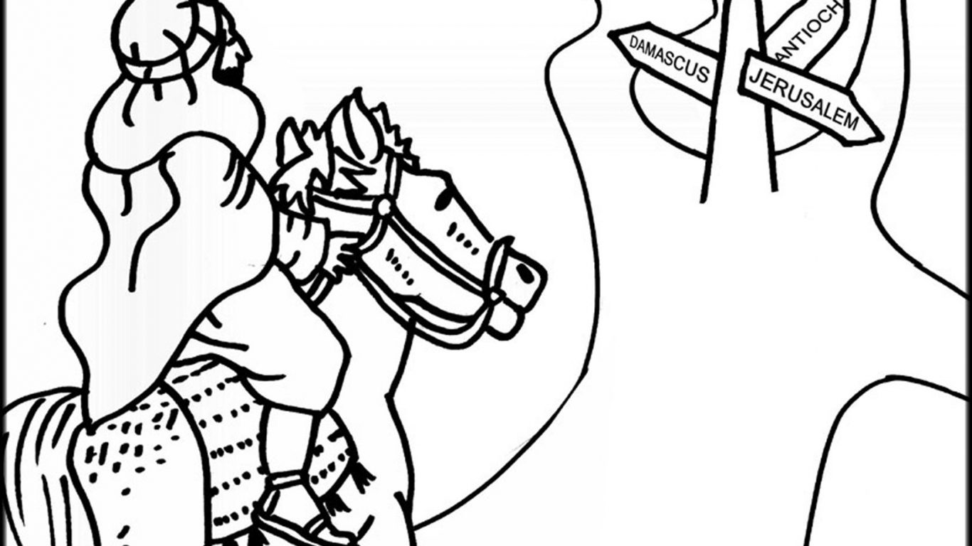 Bible Coloring Pages Pauls Printable Paul Kids And Barnabas Free 1366x768 Bible Coloring Pages Pauls Printable Paul Kids And Barnabas Free