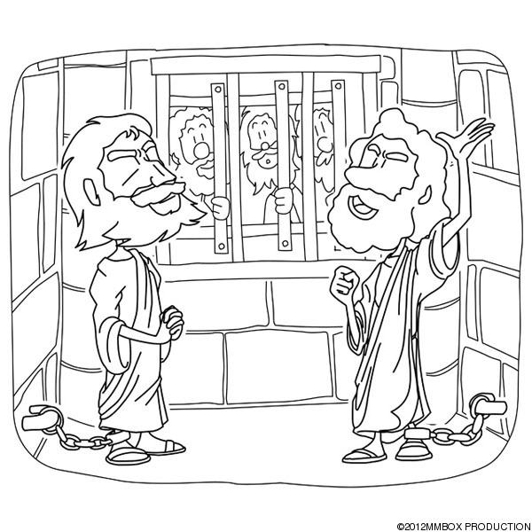 600x600 Acts 1536 1640 Paul's Second Journey Paul And Silas In Prison
