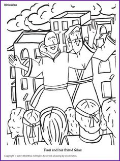 236x317 Paul And Silas In Jail Coloring Page Apostle Paul