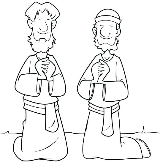 539x545 Paul And Silas Coloring Page Shippa.co