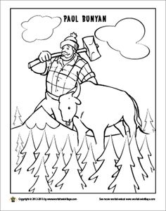 Paul Bunyan Coloring Page Paul Bunyan, Worksheets And Tall Tales 236x300 Paul Bunyan Coloring Page Paul Bunyan, Worksheets And Tall Tales