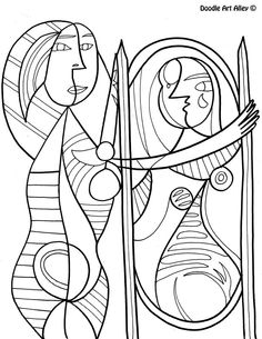 Pablo Picasso Coloring Pages Fun Time 236x305 Pablo Picasso Coloring Pages Fun Time