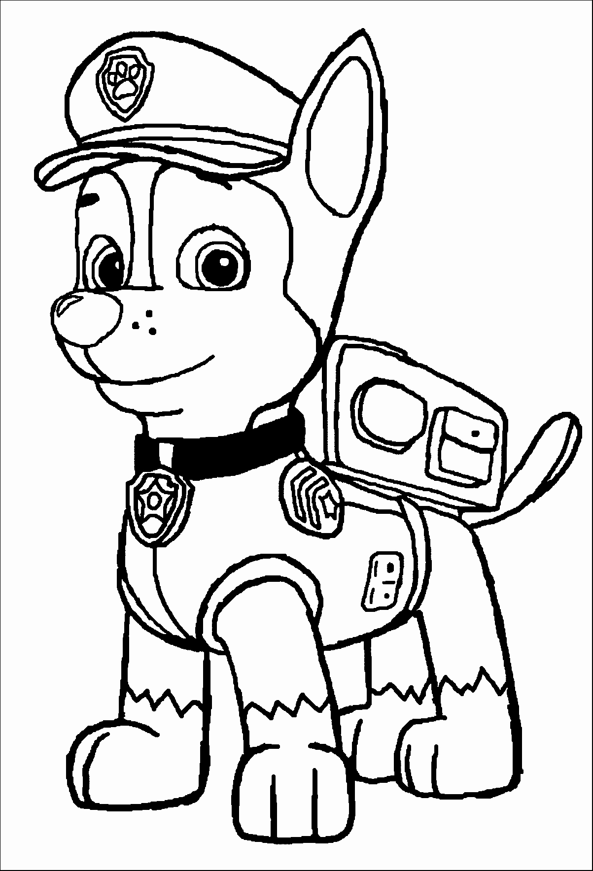 1203x1768 Paw Patrol Coloring Pages Unique 23 Chase Paw Patrol Coloring Page