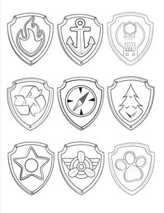 A Free Paw Patrol Badge Printable Template. Use To Make One Out 236x305 A Free Paw Patrol Badge Printable Template. Use To Make One Out