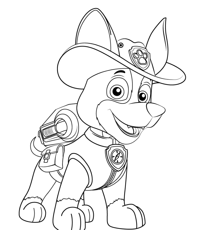 820x950 Smart Ideas Coloring Pages Paw Patrol Print Everest Birthday