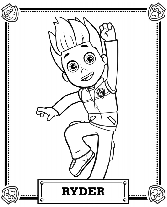 Ryder Coloring Pages 533x663 Ryder Coloring Pages