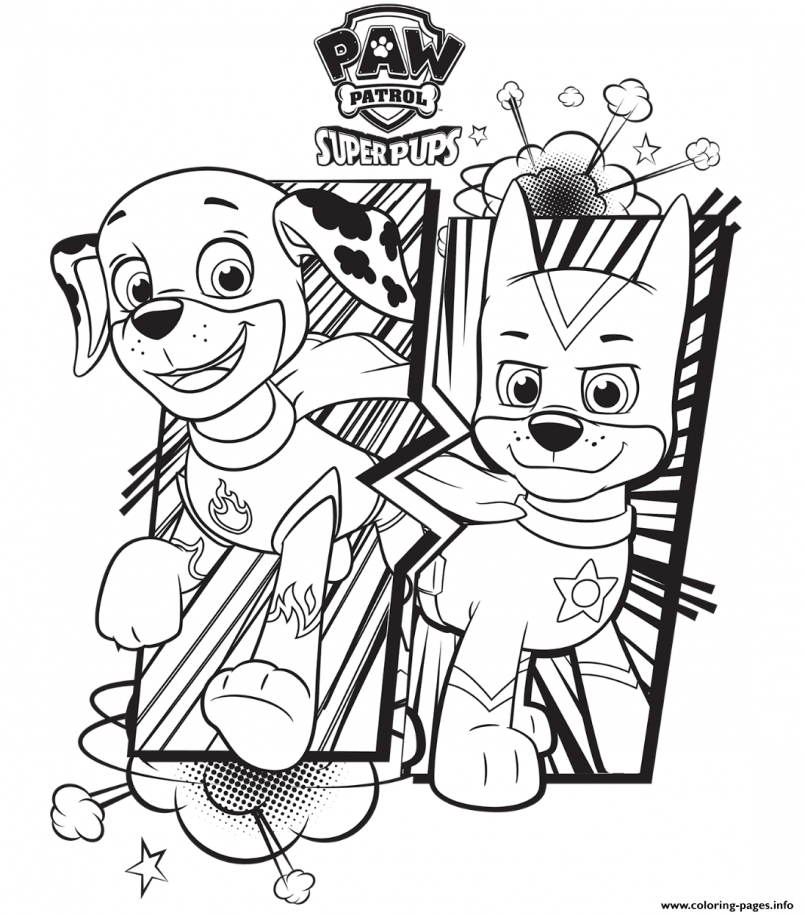 805x915 Coloring Free Printable Coloring Pages Of Paw Patrol With Paw