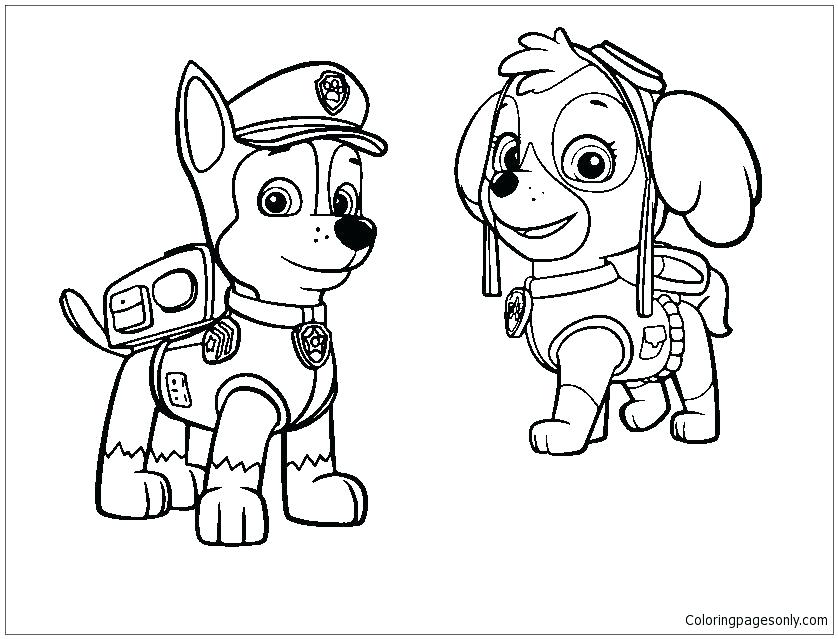 Coloring Pages Online Chase Coloring Page Chase Paw Patrol 838x639 Coloring Pages Online Chase Coloring Page Chase Paw Patrol
