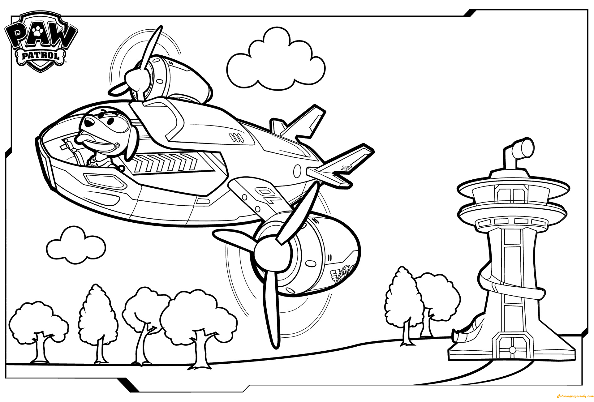 1920x1300 Inspiration Paw Patrol Coloring Pages