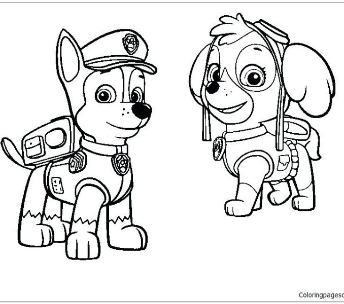 Paw Patrol Coloring Pages Online at GetColorings.com | Free printable ...