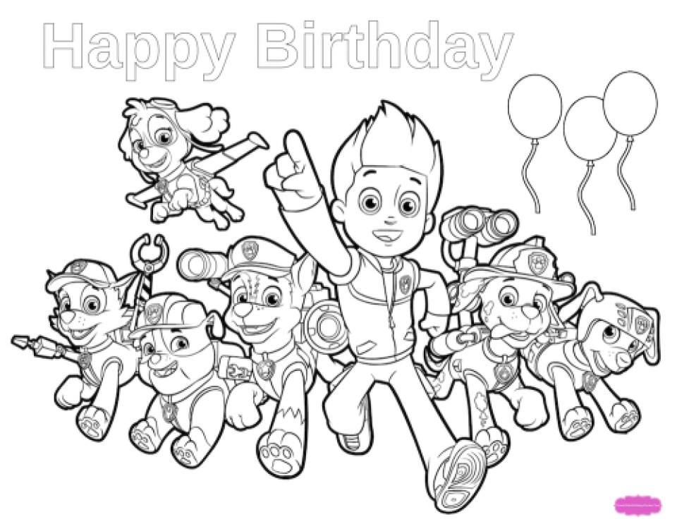 960x743 Get This Paw Patrol Coloring Pages Online For Kids 94627 !
