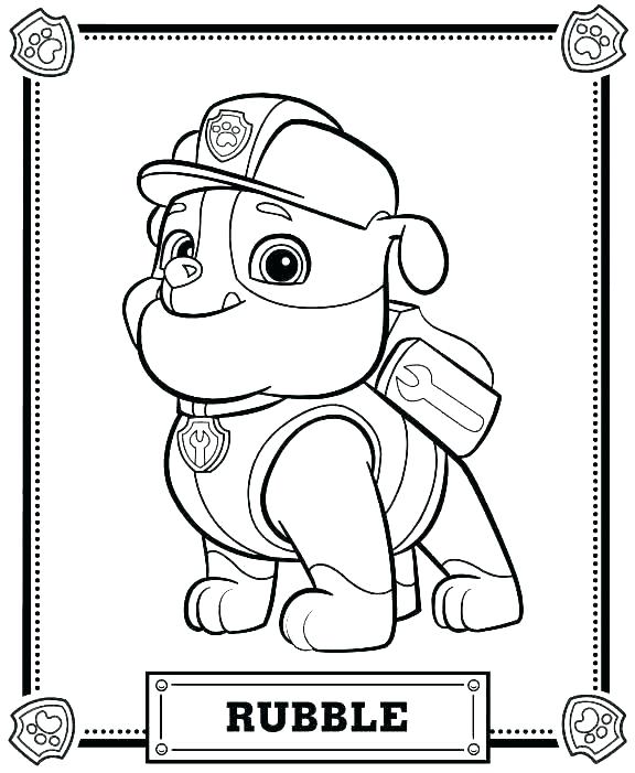 576x701 Paw Patrol Coloring Pages To Print Coloring Pages Of Paw Patrol