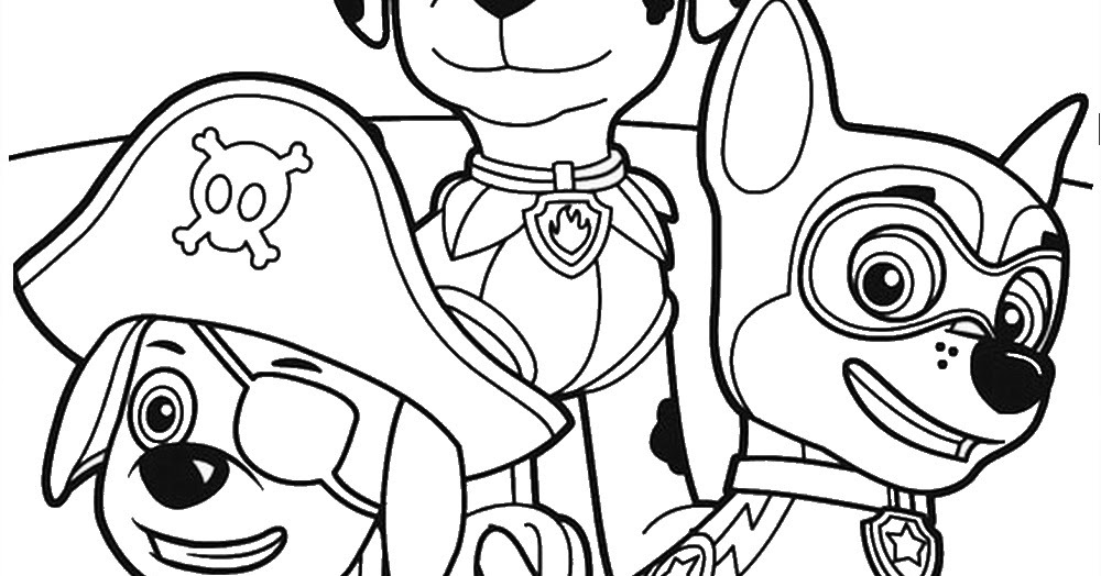 Paw Patrol Coloring Pages 1000x524 Paw Patrol Coloring Pages