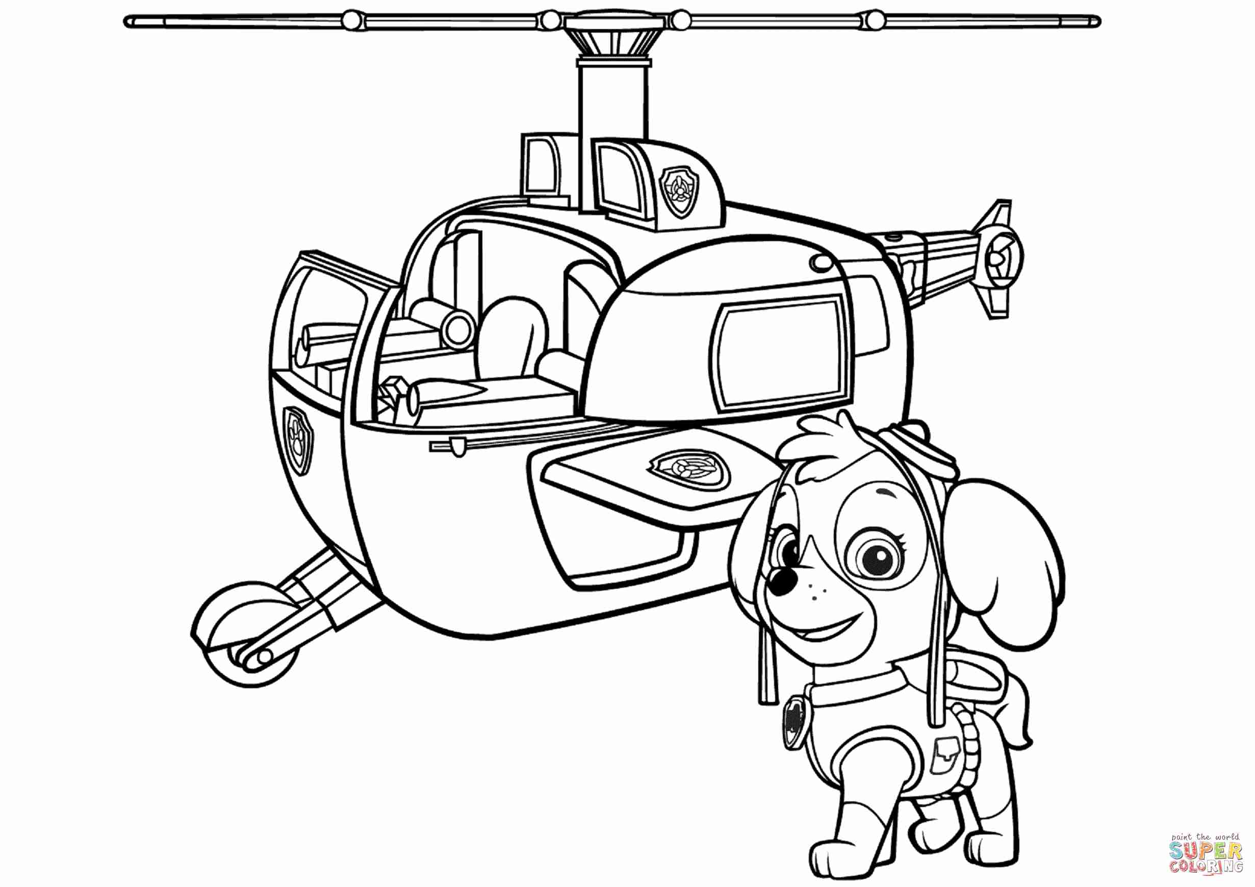 Paw Patrol Skye S Helicopter Coloring Page Free Printable Best 2461x1740 Paw Patrol Skye S Helicopter Coloring Page Free Printable Best