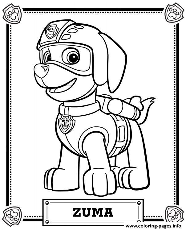 Print Paw Patrol Zuma Coloring Pages Brandon's 3rd Birthday 604x746 Print Paw Patrol Zuma Coloring Pages Brandon's 3rd Birthday