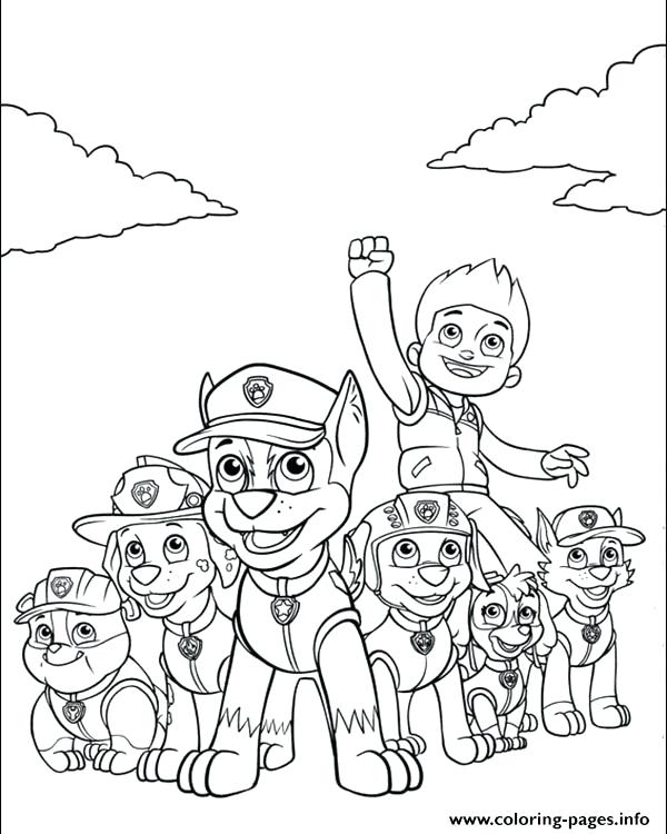Paw Patrol Coloring Sheets Printable Paw Patrol And His Powerful 600x750 Paw Patrol Coloring Sheets Printable Paw Patrol And His Powerful