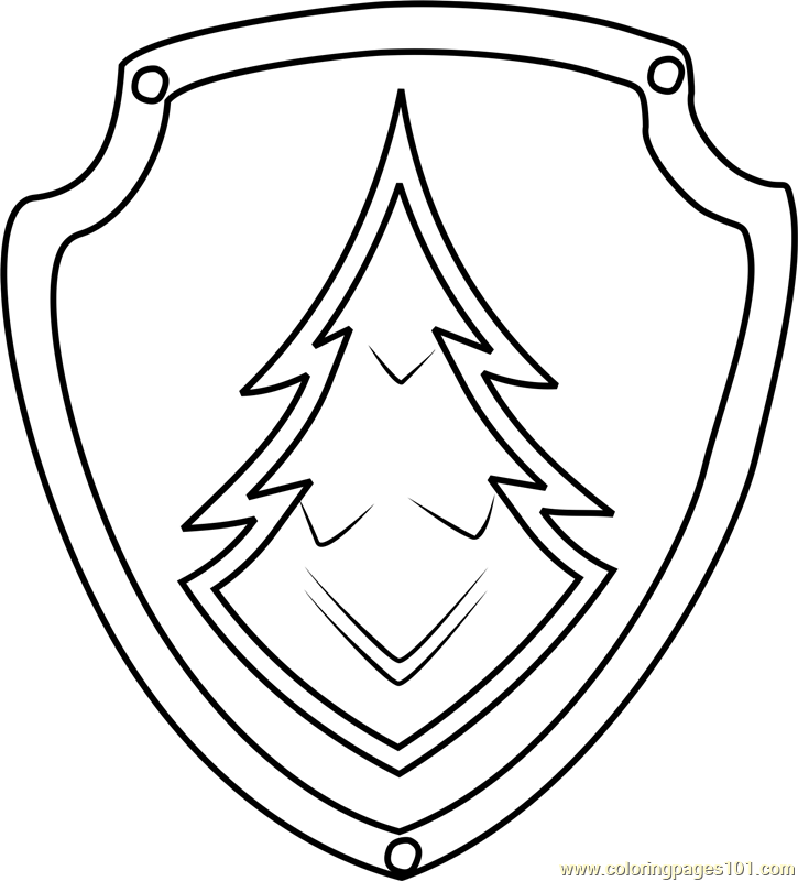 Everest Badge Coloring Page 725x800 Everest Badge Coloring Page