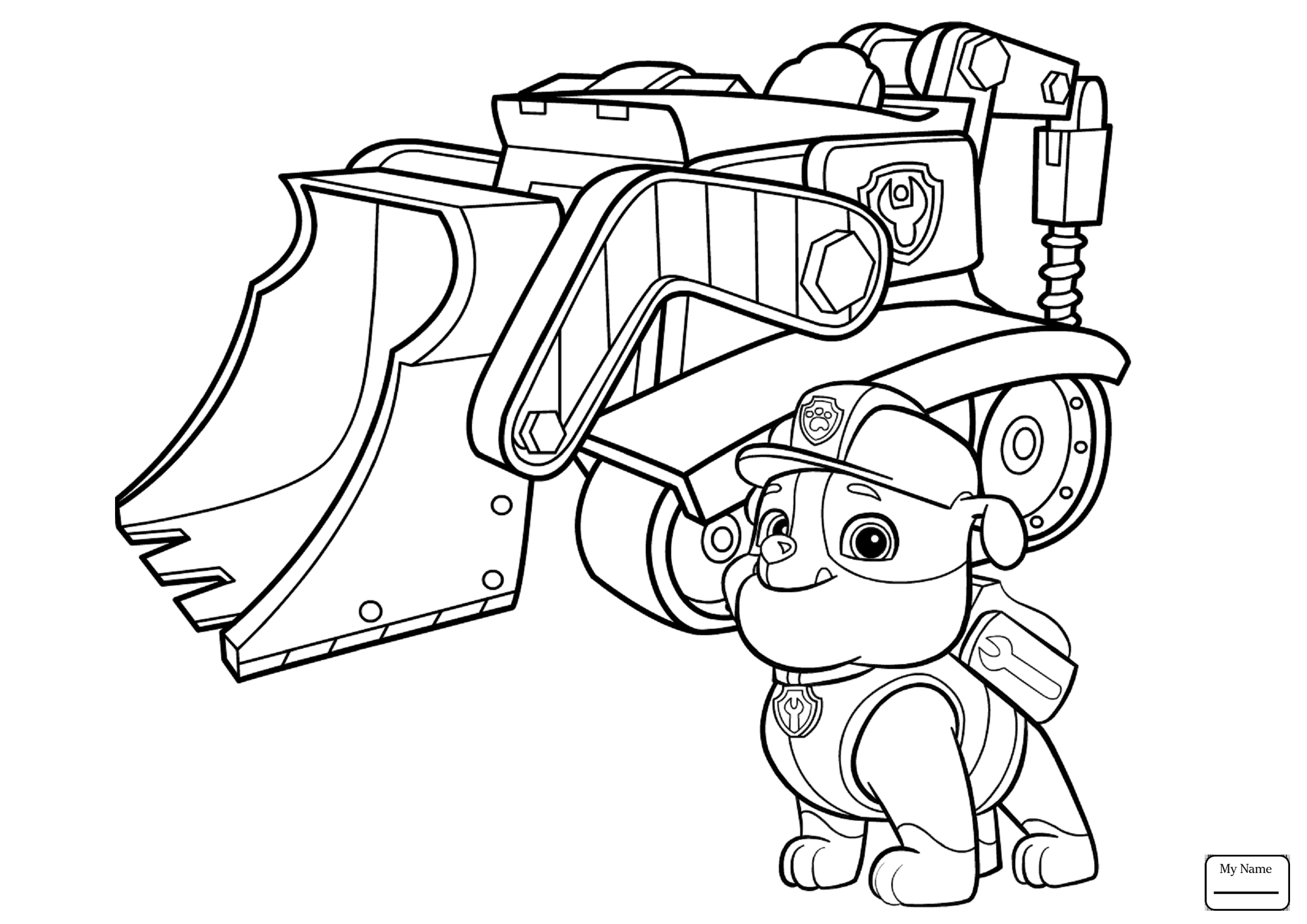 Paw Patrol Coloring Pages Everest 2465x1743 Paw Patrol Coloring Pages Everest