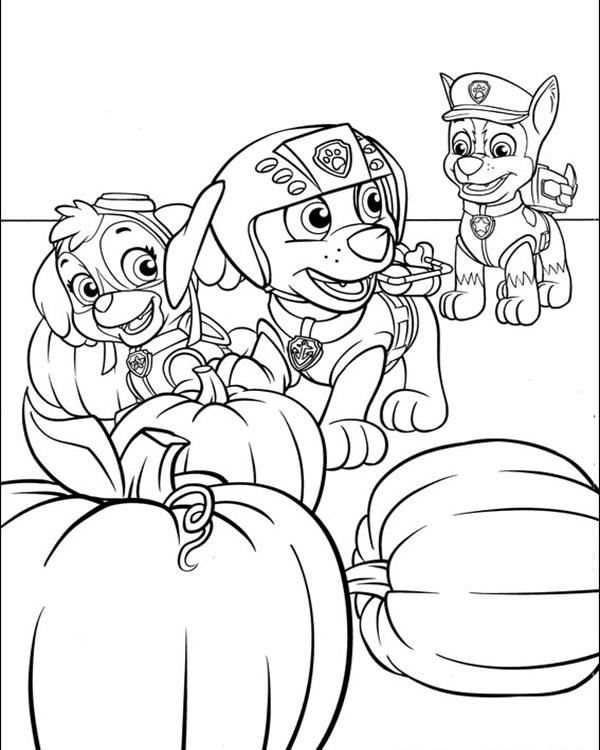 Halloween Paw Patrolers Free Coloring Page Halloween, Kids, Paw 600x750 Halloween Paw Patrolers Free Coloring Page Halloween, Kids, Paw