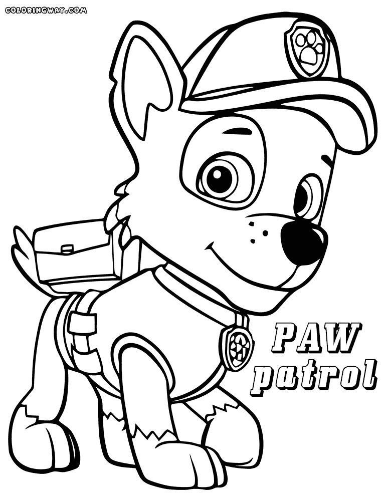 766x1000 Paw Patrol Coloring Pages To Print Beautiful Paw Patrol Printable