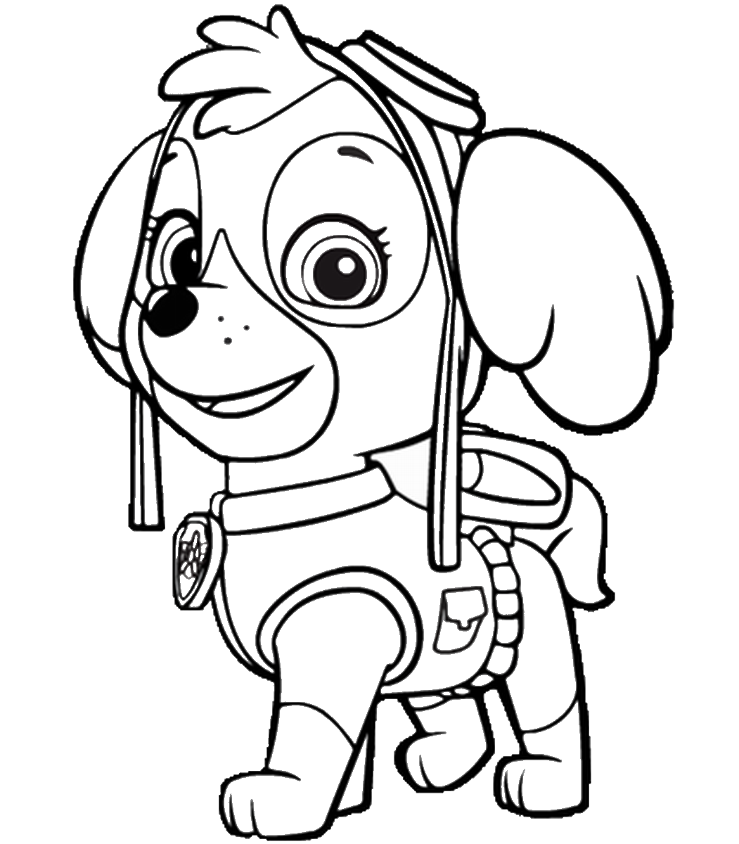 Paw Patrol Coloring Pages Best For Kids Within Skye 1051x1200 Paw Patrol Coloring Pages Best For Kids Within Skye