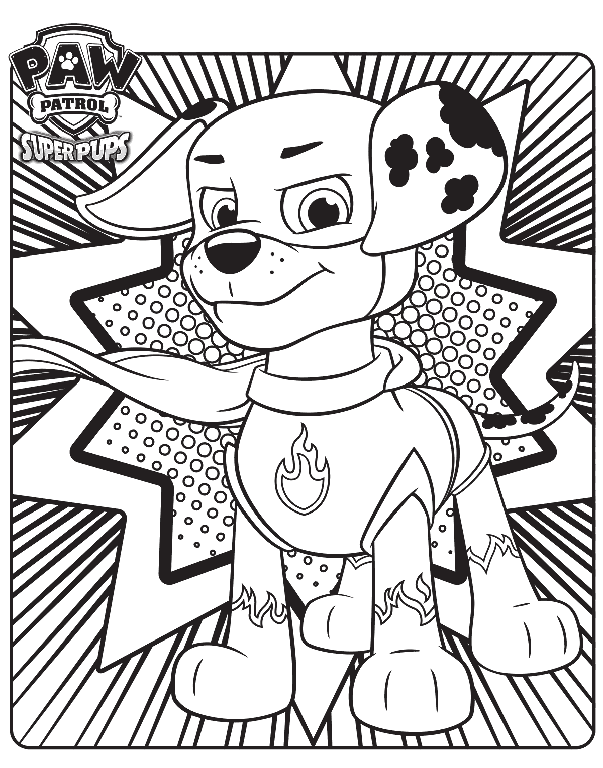 Paw Patrol Coloring Pages 1200x1530 Paw Patrol Coloring Pages