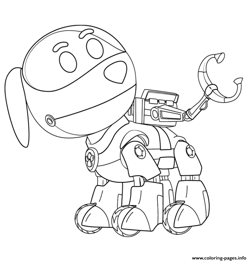 Paw Patrol Robo Dog Coloring Pages Printable 834x872 Paw Patrol Robo Dog Coloring Pages Printable