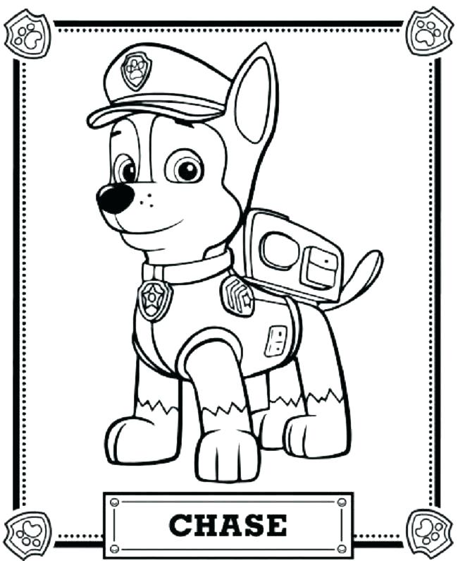 650x795 Rubble Paw Patrol Coloring Pages Pup Colouring