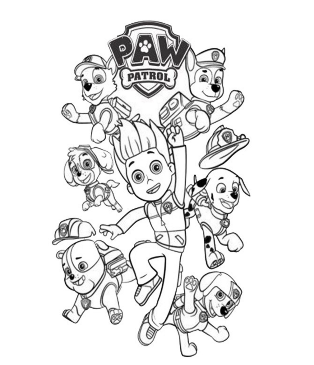 1010x1172 Ryder Paw Patrol Coloring Pages Coloring Pages