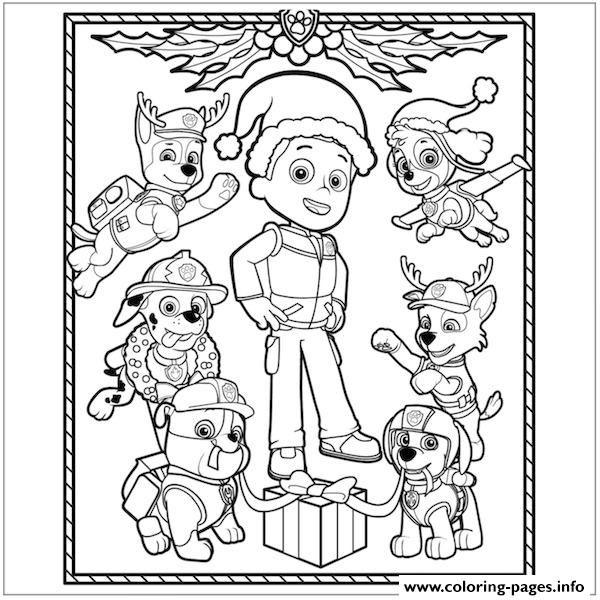 600x600 Paw Patrol Ryder Color Pages To Print