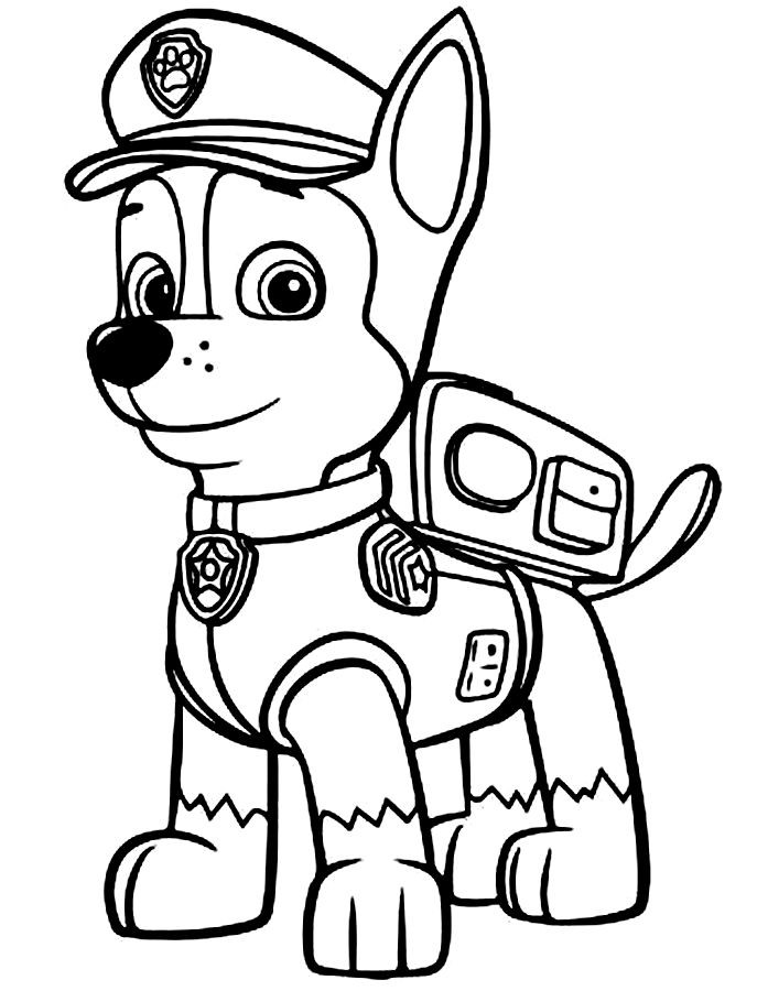 687x900 Paw Patrol Coloring Pages