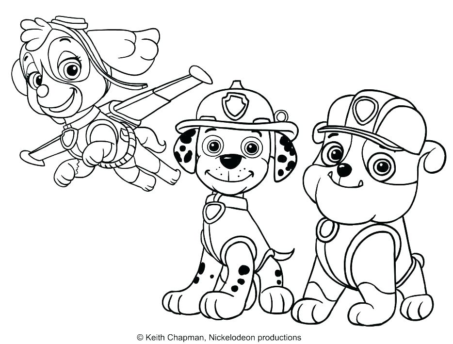 934x709 Paw Patrol Coloring Sheets With Paw Print Coloring Pages Paw