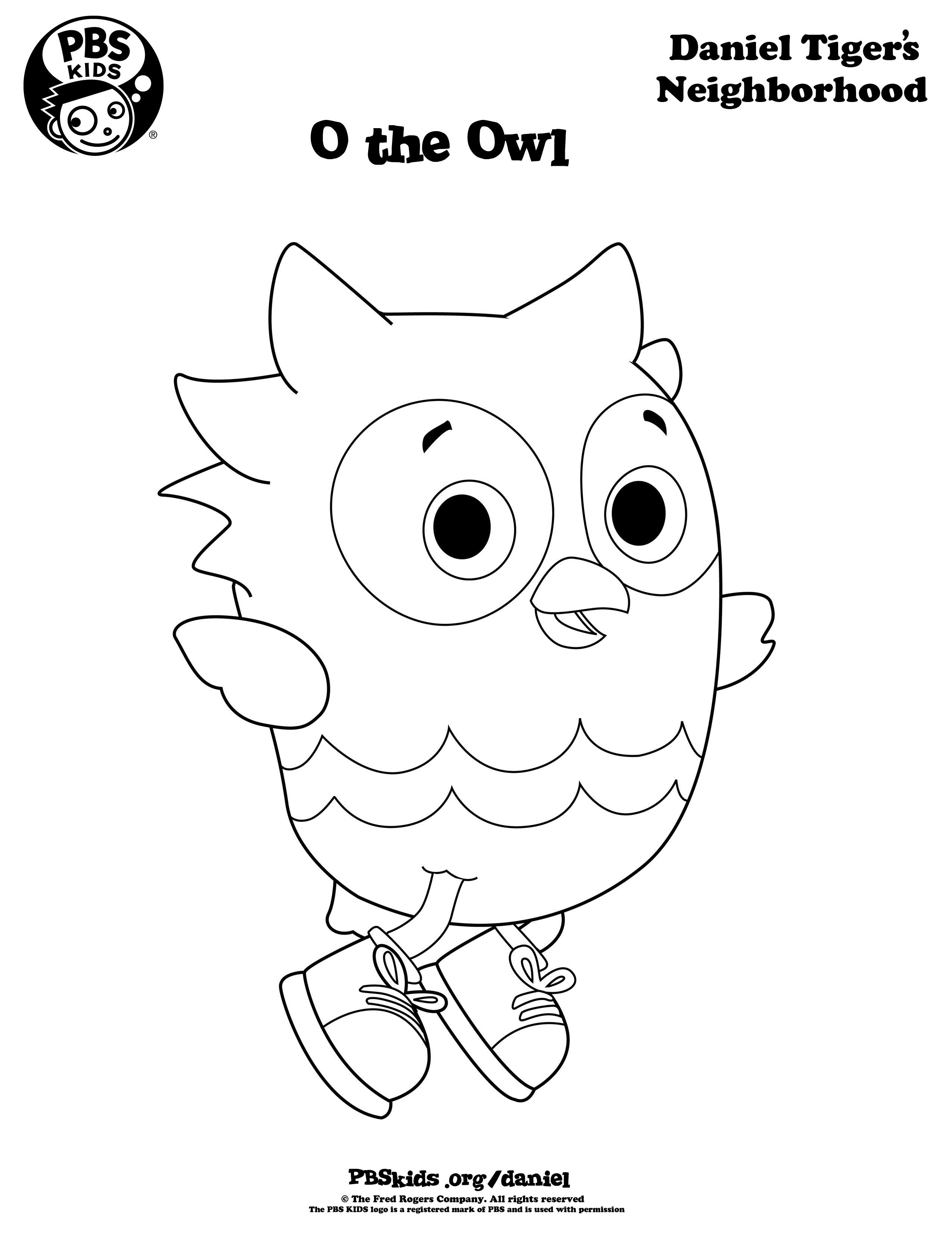 2550x3300 Coloring Daniel Tiger's Neighborhood Pbs Kids Coloring Pages