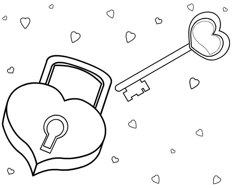 I Love Coloring Picture Love Coloring Pages Padlock And Key 800x650 I Love Coloring Picture Love Coloring Pages Padlock And Key