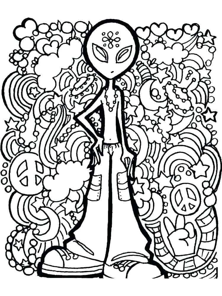 750x1000 Peace Coloring Page Peace Coloring Pages Psychedelic Coloring