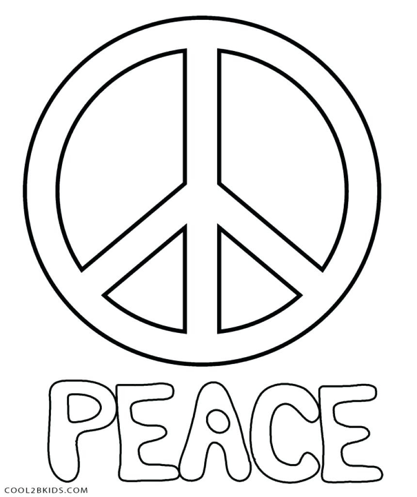 Free Printable Peace Sign Coloring Pages Cool2bkids 860x1024 Free Printable Peace Sign Coloring Pages Cool2bkids
