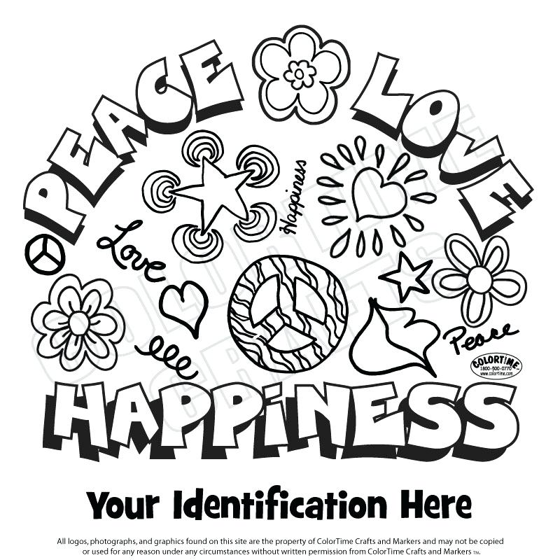 Free Printable Peace Sign Coloring Pages Love And Happiness 800x800 Free Printable Peace Sign Coloring Pages Love And Happiness