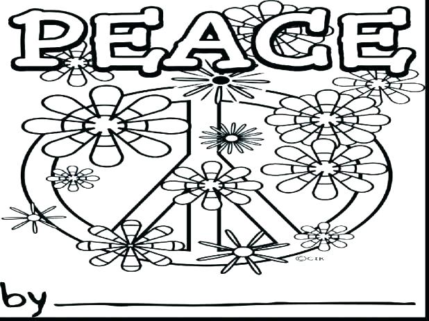 Free Printable Peace Sign Coloring Pages Printable Coloring Pages 618x463 Free Printable Peace Sign Coloring Pages Printable Coloring Pages