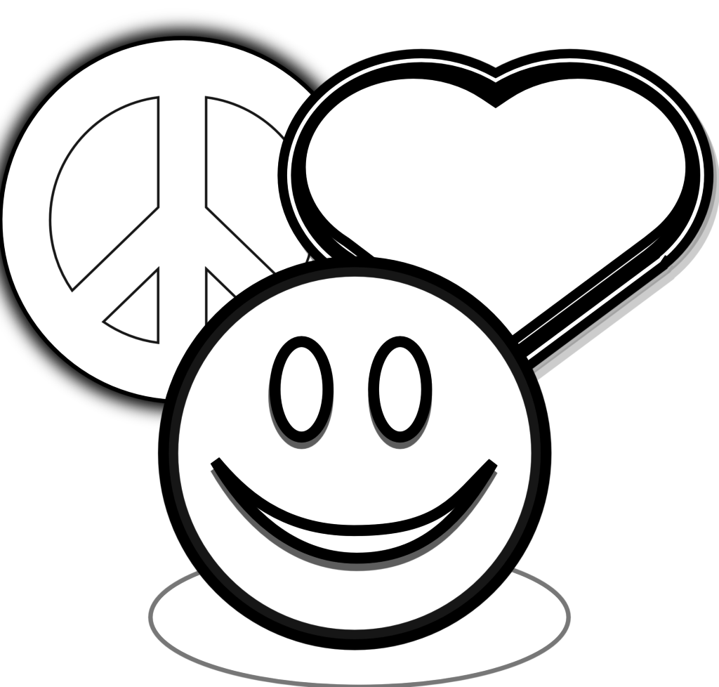 Peace Sign Coloring Pages To Print 1024x978 Peace Sign Coloring Pages To Print