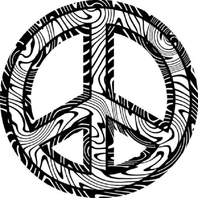 Peace Sign Coloring Pages To Print at GetColorings.com | Free printable ...