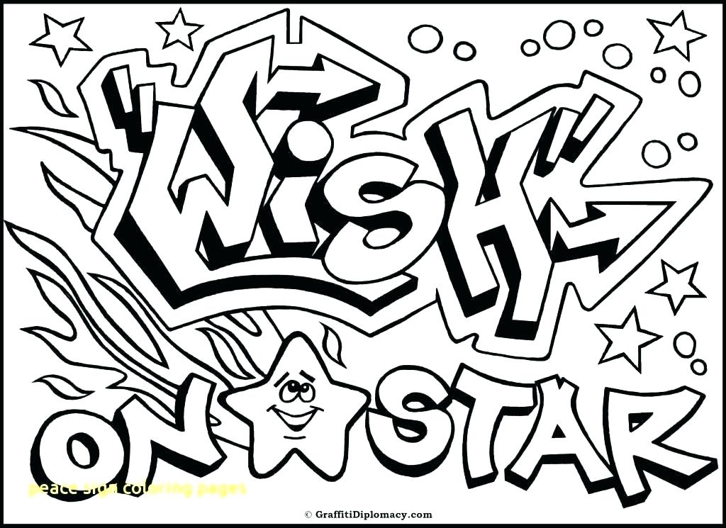 Peace Sign Coloring Page Coloring Design 1024x745 Peace Sign Coloring Page Coloring Design