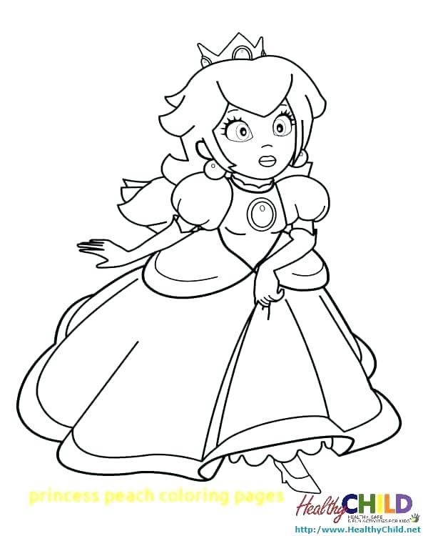 Princess Daisy Coloring Pages Coloring Page Princess Peach 600x750 Princess Daisy Coloring Pages Coloring Page Princess Peach